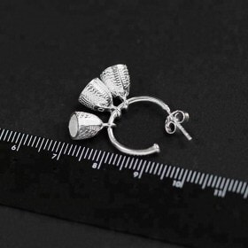 Handmade-Fine-Fish-Bell-earring-silver-925 (6)